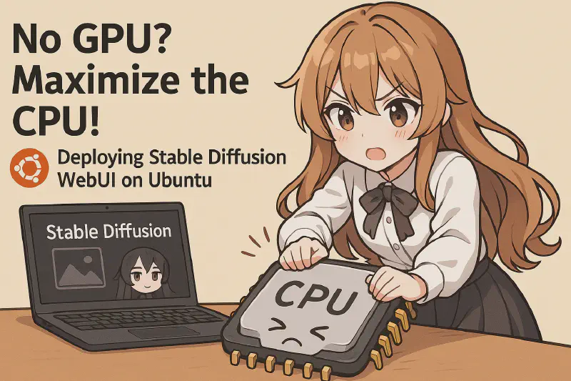 Featured image of post 在CPU上跑Stable Diffusion AI绘画